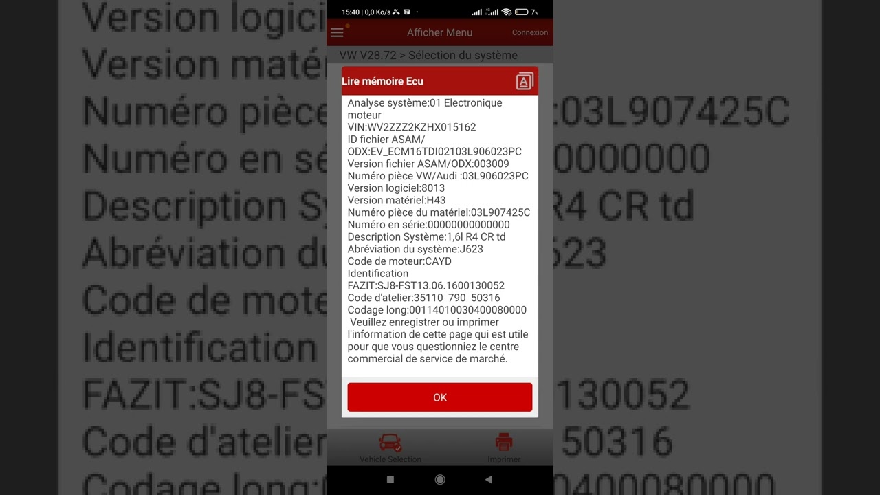 initialisation du filtre a particules vw seat skoda audi 1.6 TDI