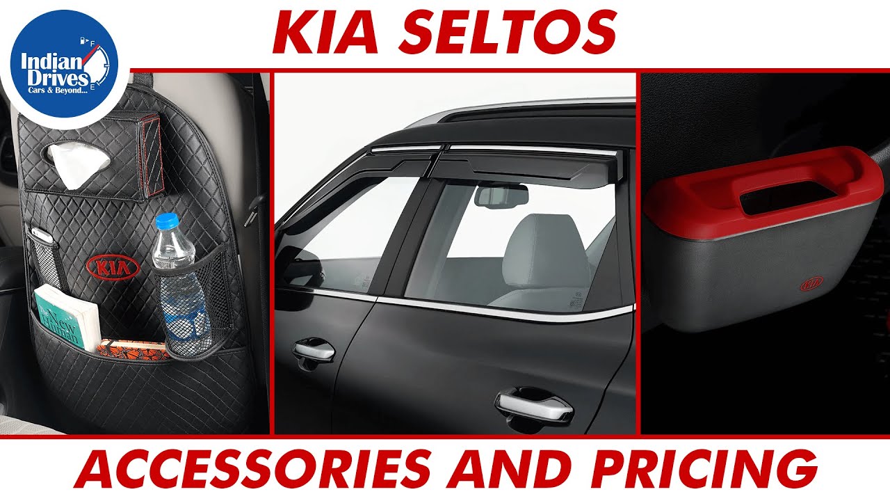 Kia Seltos Accessories With Pricing - Make Your Seltos Unique