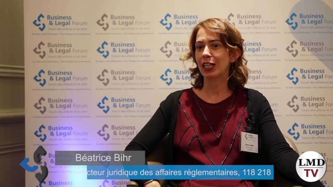 Beatrice Bihr, Directrice juridique et des affaires réglementaires, 118 218