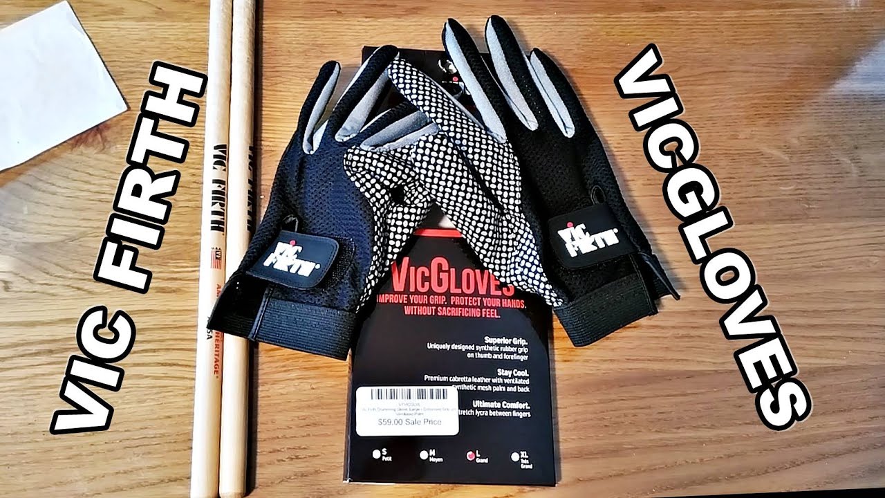VIC FIRTH Vic Gloves. My 2 cents worth of opinion / un-boxing.