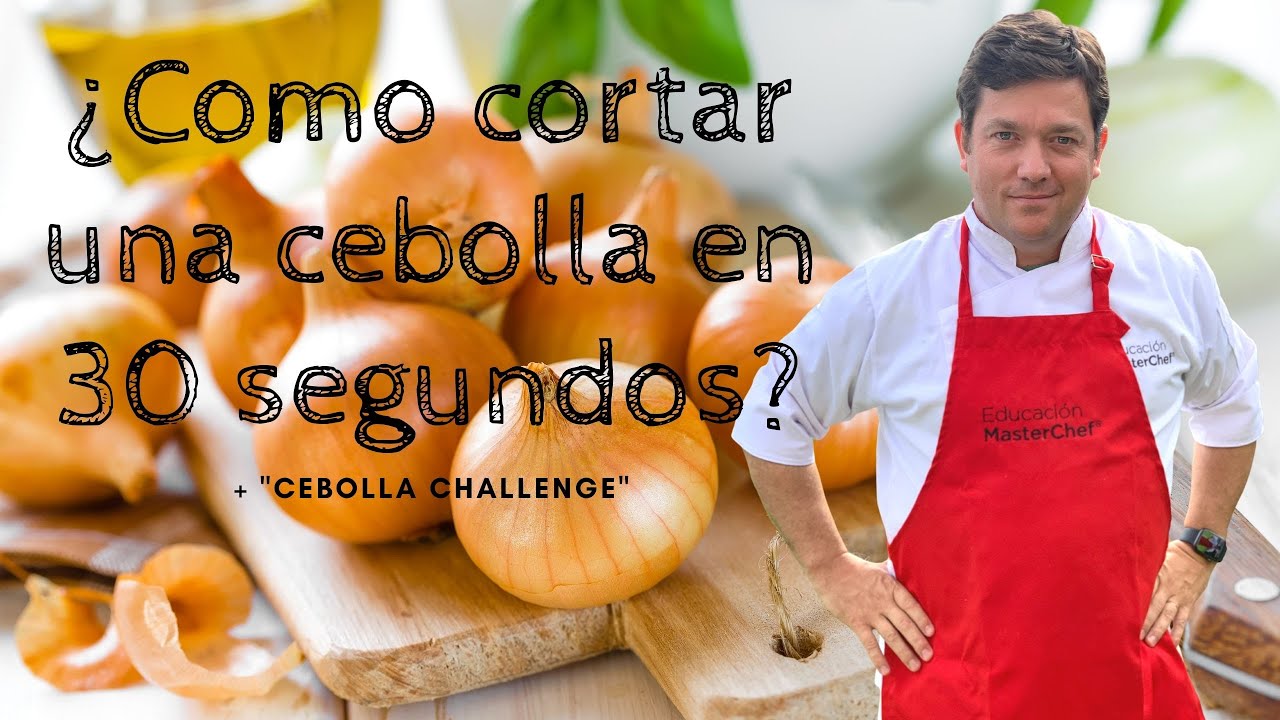 &iquest;Como cortar una cebolla en 30 segundos?