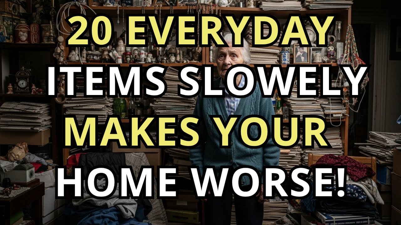 If You Hate Clutter After 60, These 20 Everyday Items Are Secretly Making It Worse