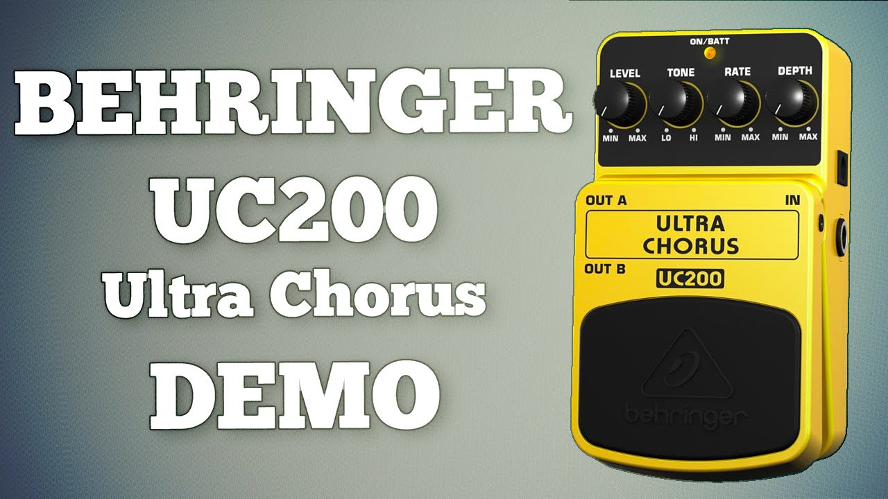 Behringer UC200 Ultra Chorus Demo