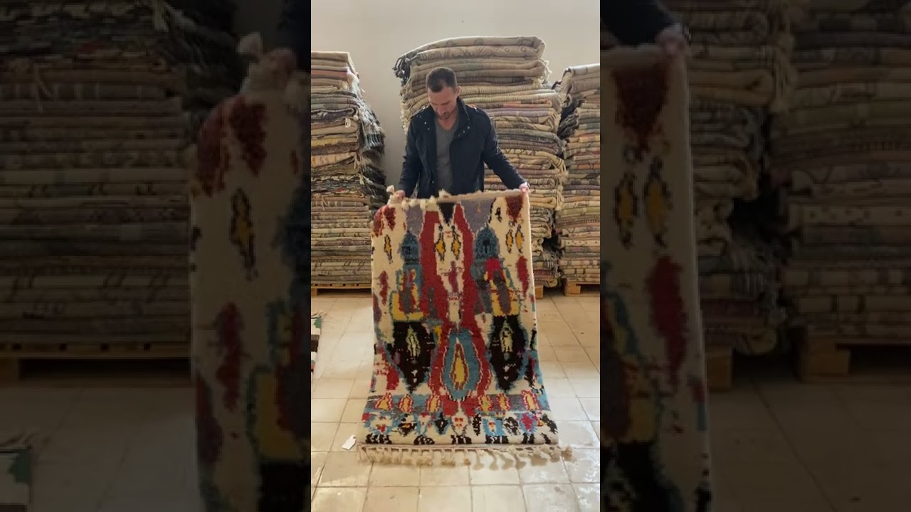 Our handmade Moroccan rugs are made by artisans who have been weaving for generations.