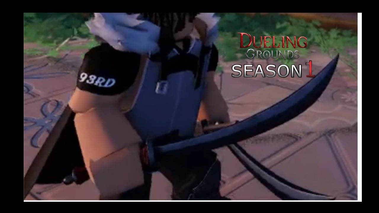 Early access Dual SWORDS (curved) showcase |Dueling Grounds{Roblox}
