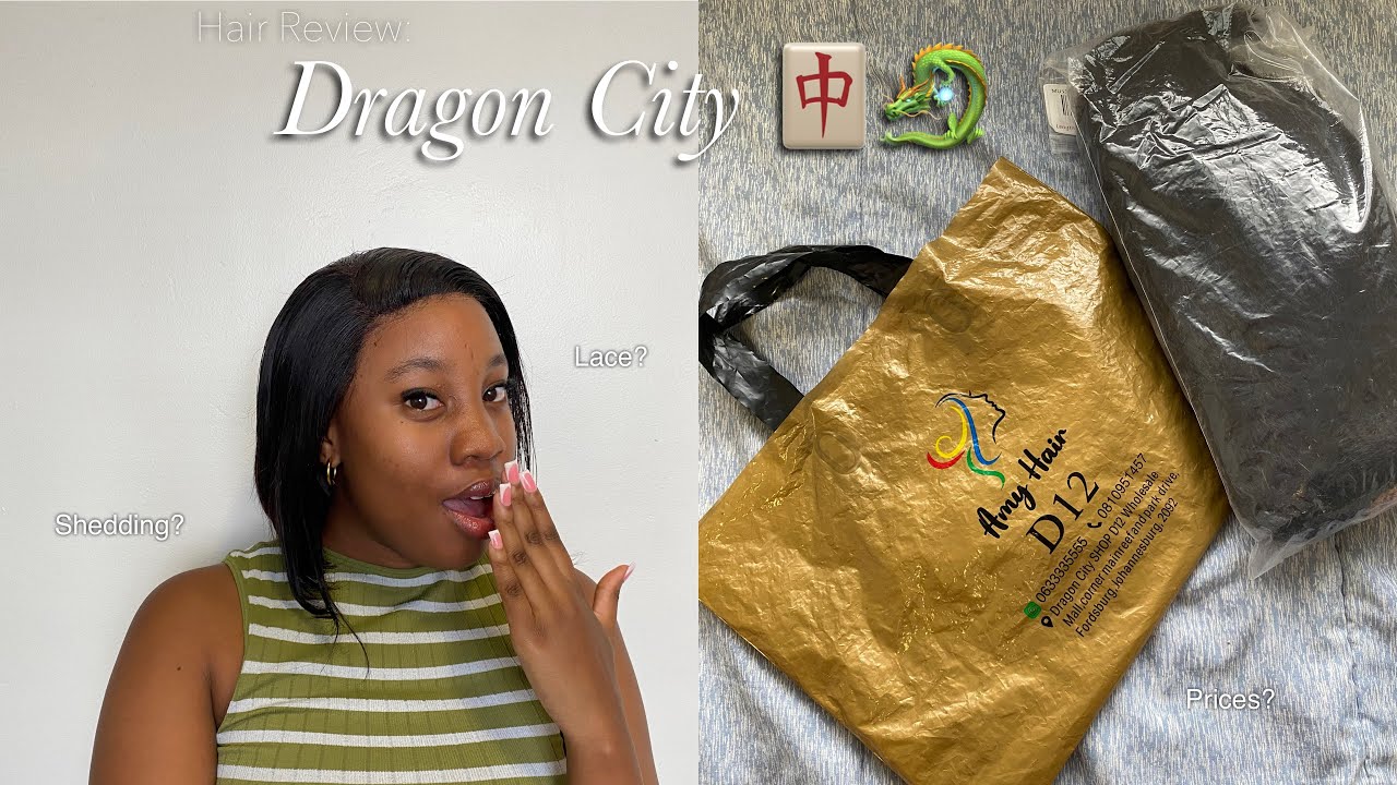 Dragon City Hair Review + Installation: R450 straight bob | Is it worth it? | South African YouTuber