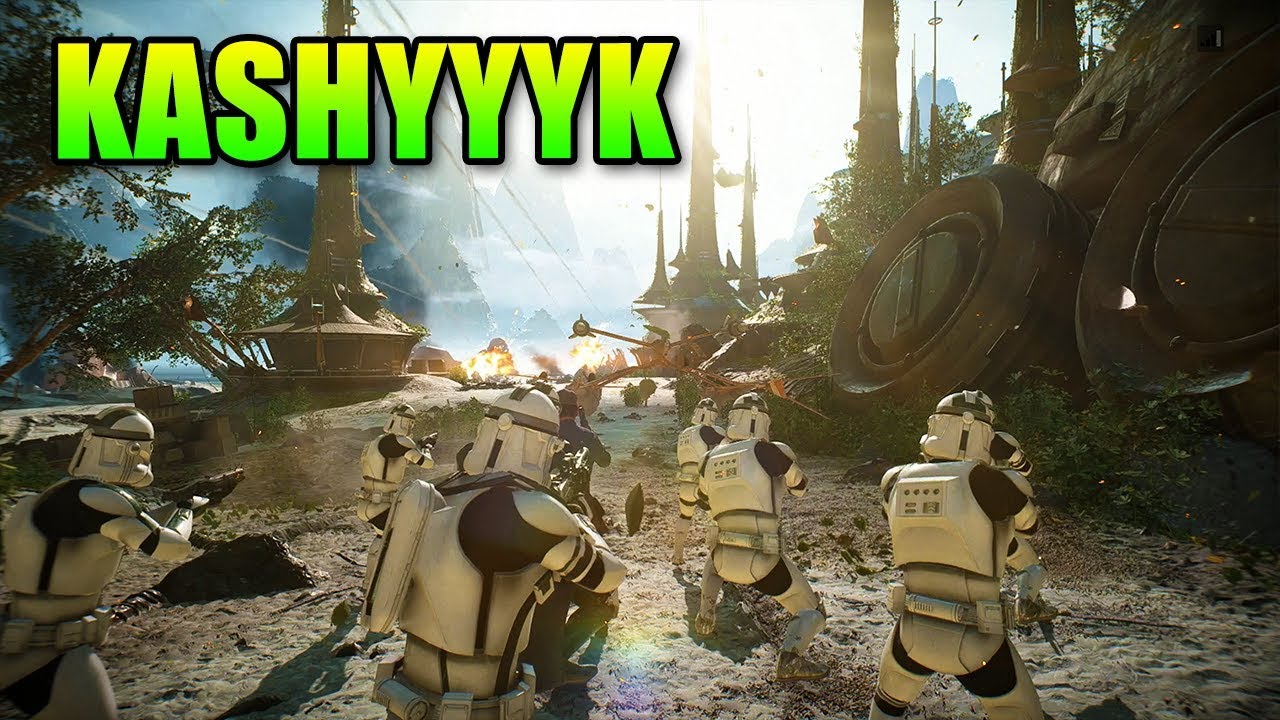 Star Wars Battlefront 2 - Kashyyyk Gameplay