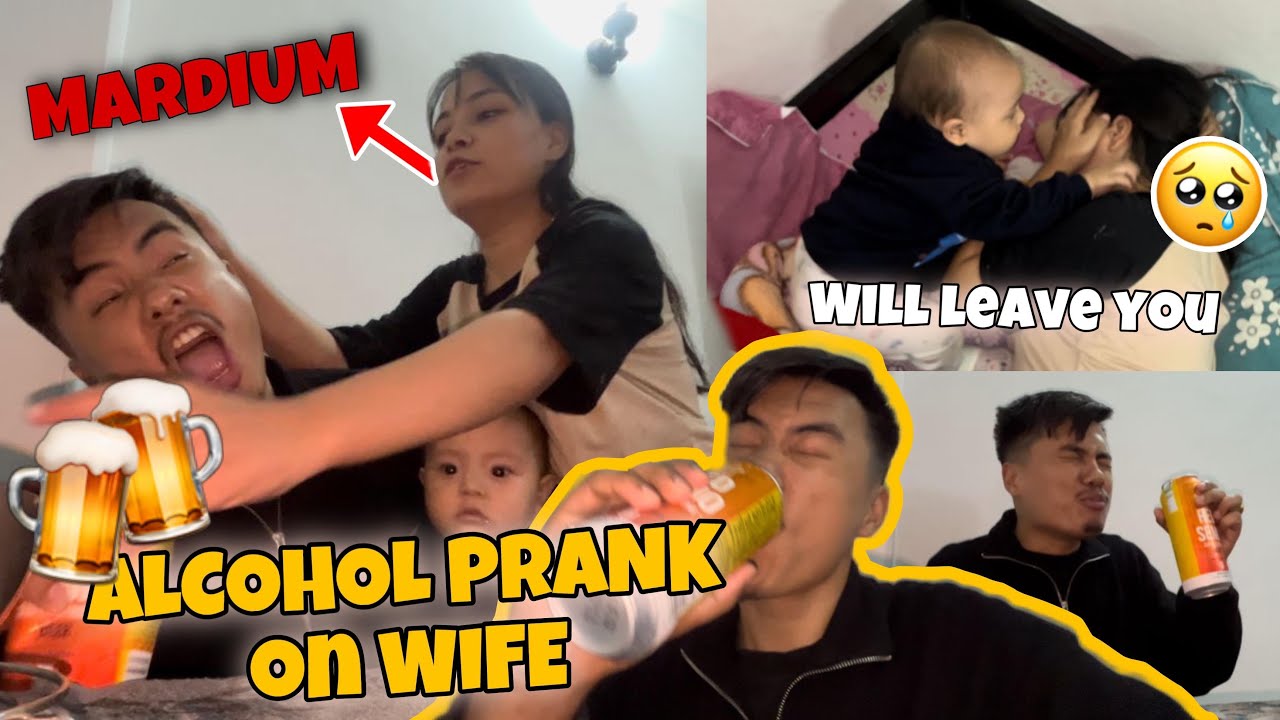 Alcohol Prank on Wife 🥴 || Prank goes totally wrong😰