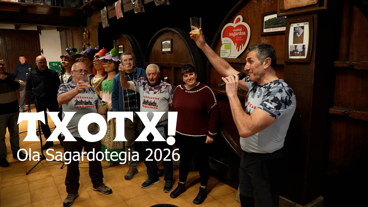 Txotx irekiera Ola Sagardotegian 2026 | Txingudi Online