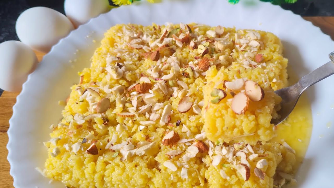 egg or milk se banaye ye recipe || Ande ka halwa recipe || Bismillah sweet kitchen #subscribe