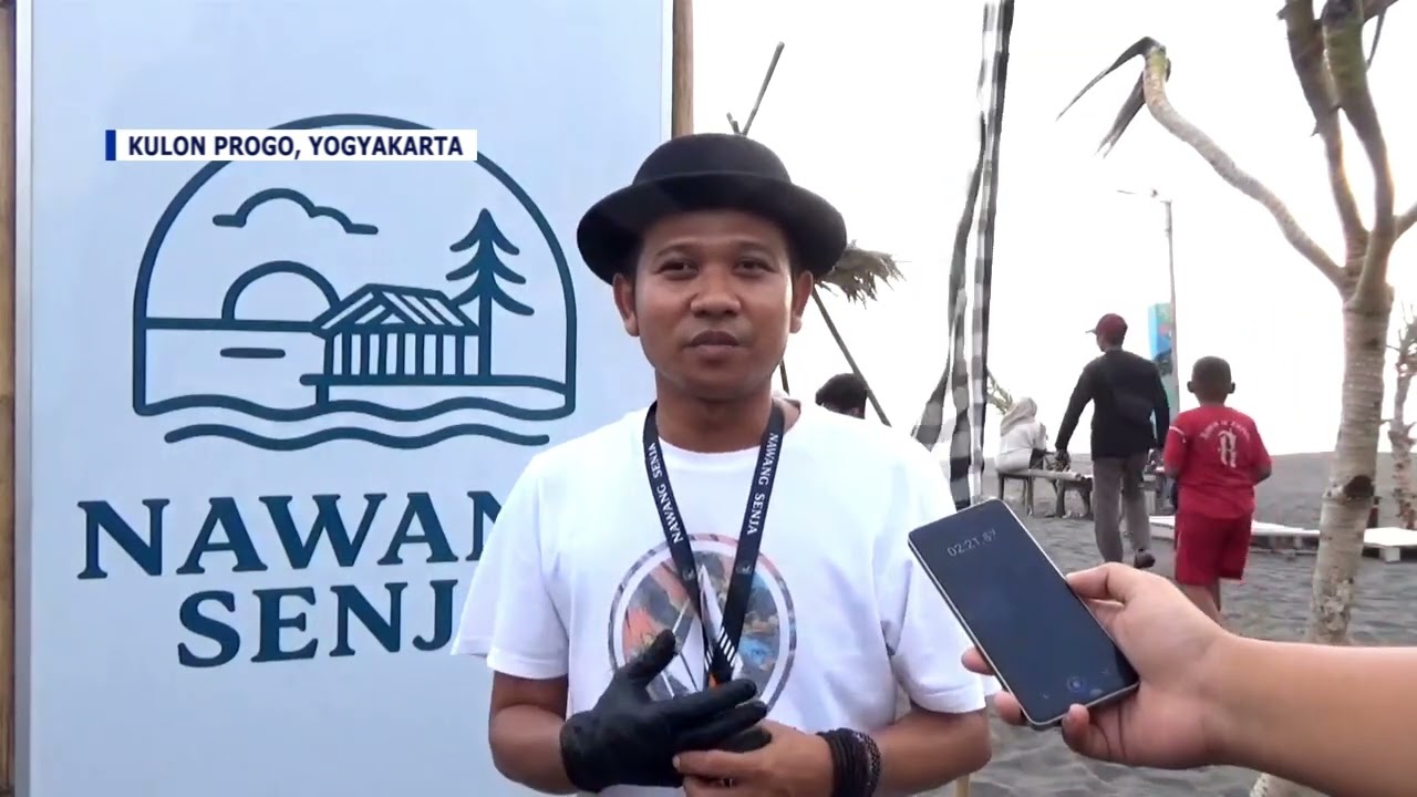 PEDAGANG PANTAI GLAGAH MINTA DUKUNGAN PEMKAB