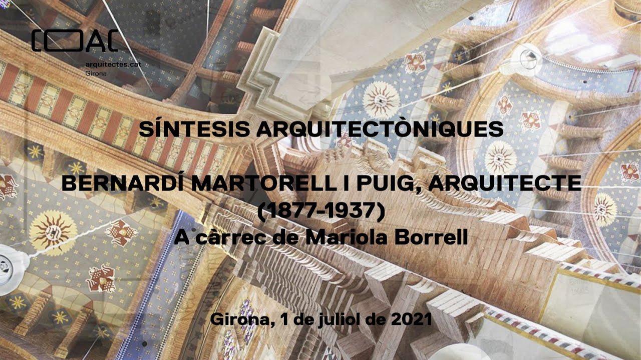 Cicle Síntesis Arquitectòniques. 