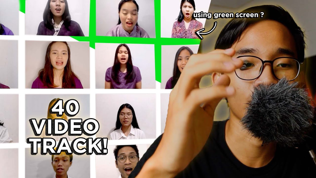 6 Steps How To Edit A Virtual Choir Music Video | Behind The Scene Of 