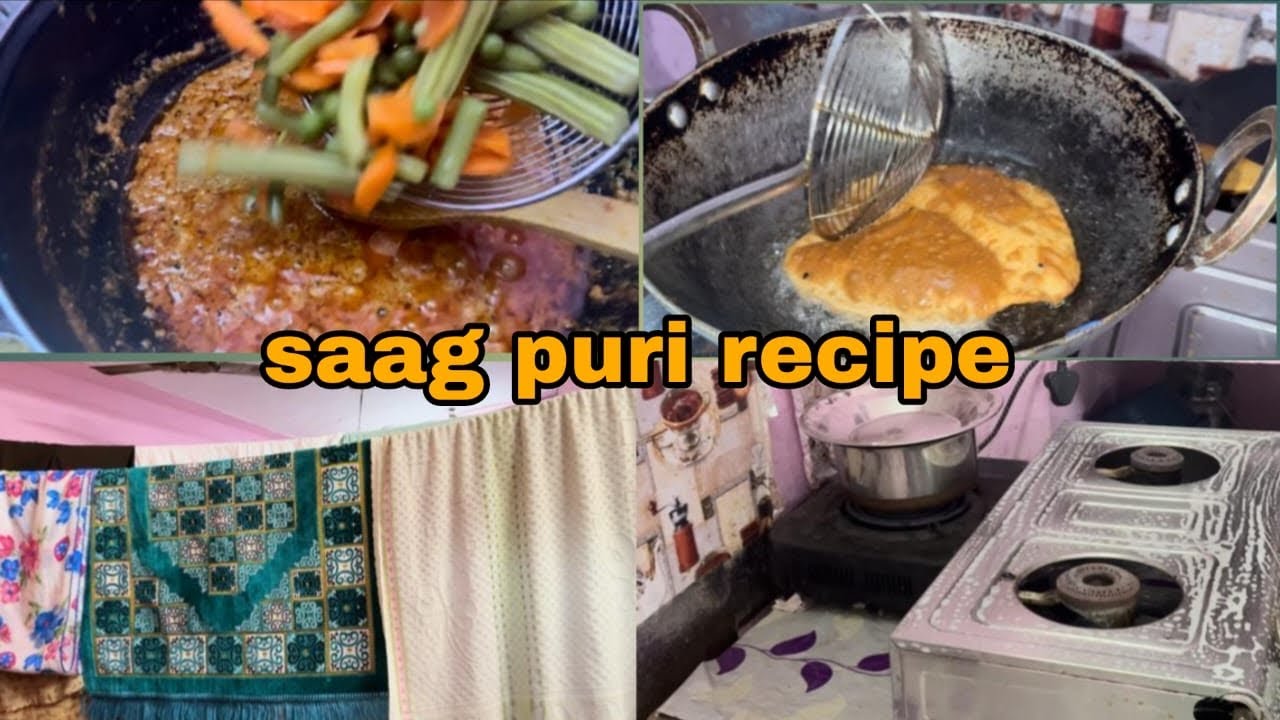 Hyderabadi saag puri recipe #hyderabadi #trending #viral #vlog #recipe 