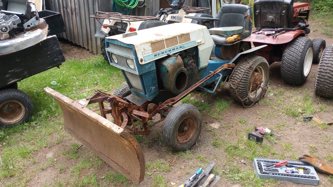 Day One of working on the 1966 Sears Suburban 12