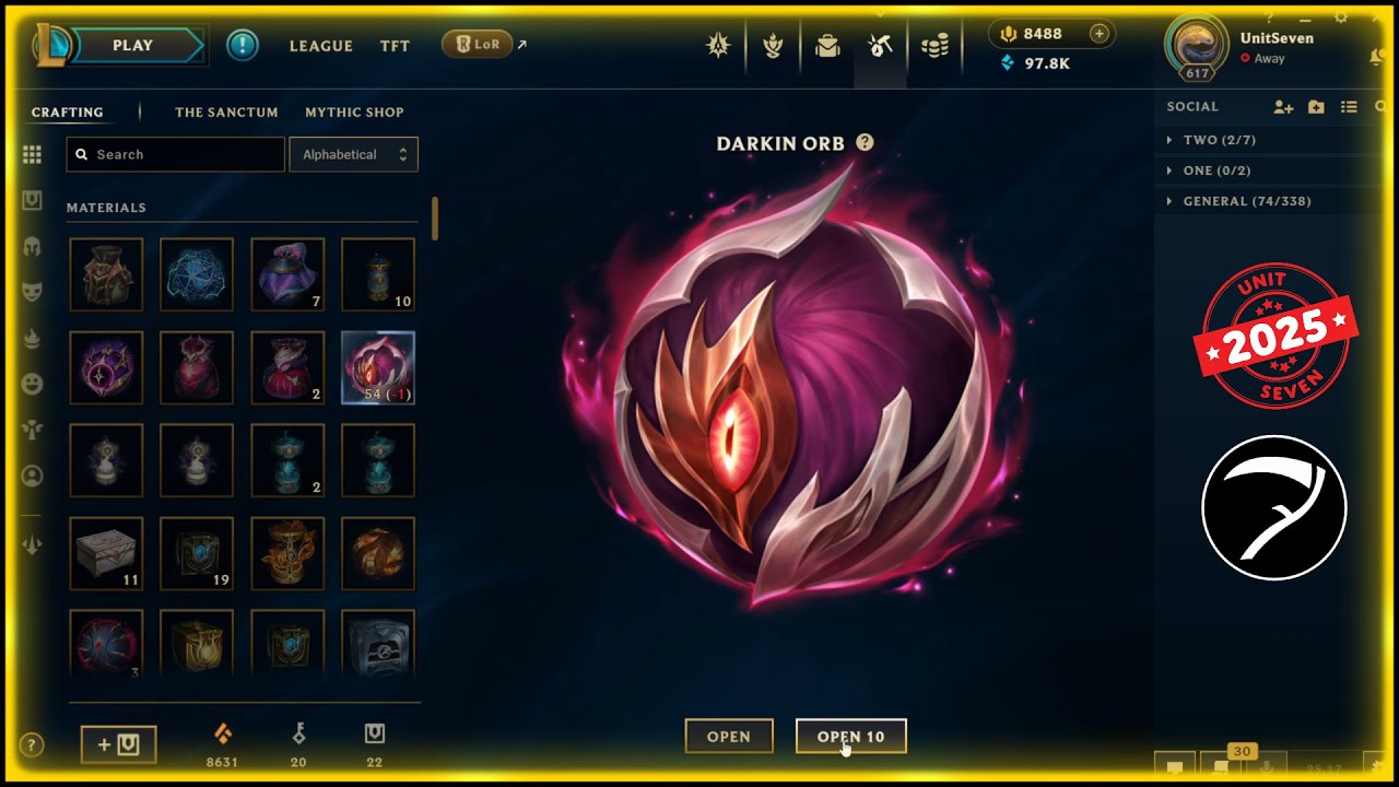 50x Darkin Orb (Mega Orb Bundle) opening - League Of Legends