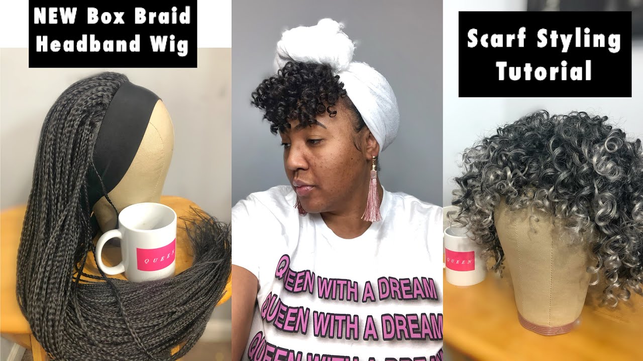 VLOG | Amazon Must Have Headwrap Tutorial (2021) Amazon Headband Wigs & Synthetic Lace Front Wigs
