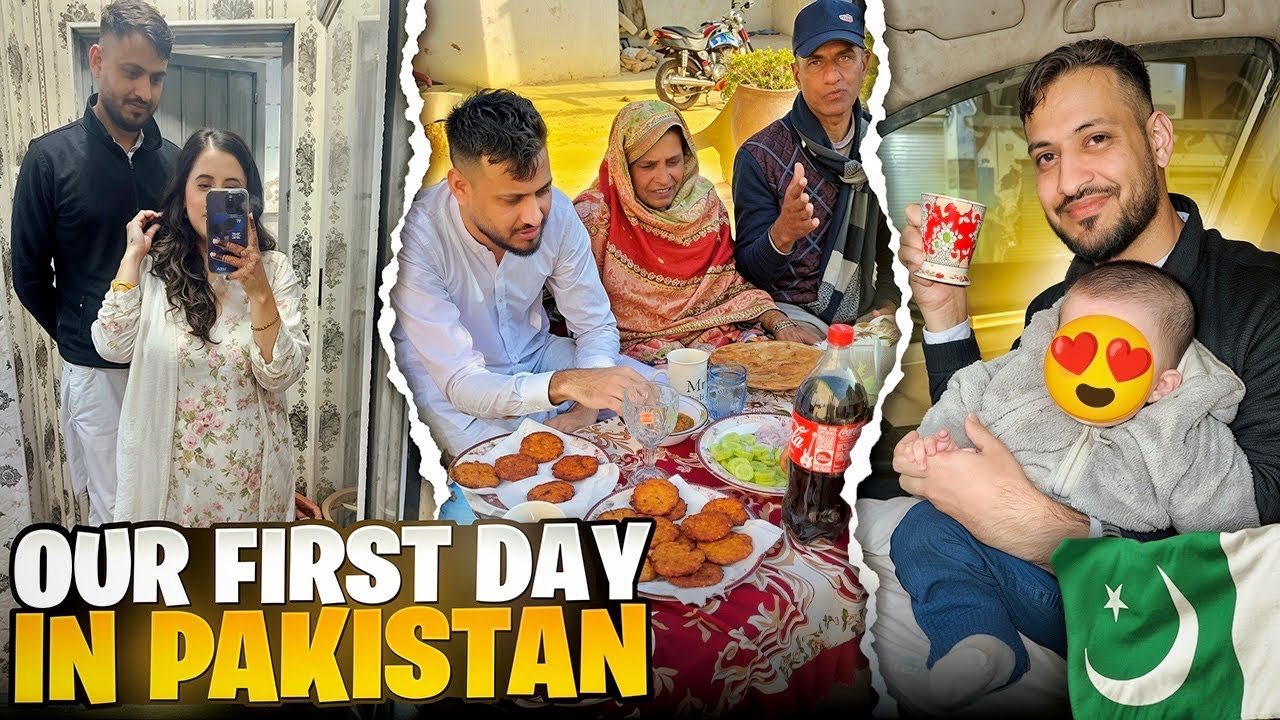 Our First Day In Pakistan 🇵🇰✨ || Where Haleema Want me To Take Her Out 😳 || Dasi Breakfast￼ ☕️🫖