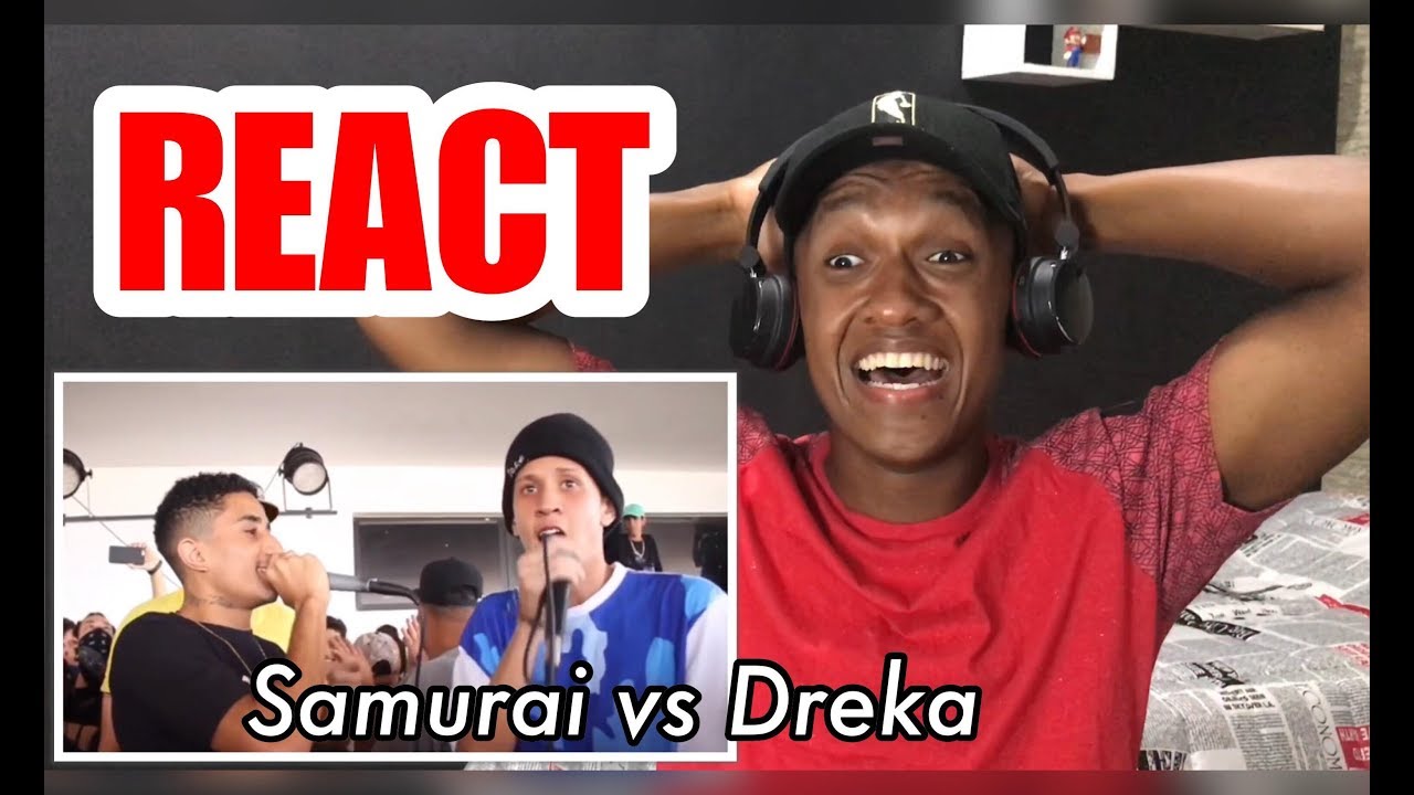 Samurai vs Mr Dreka - Batalha de RAP do Museu vs SP VS RJ 1 fase (REACT)