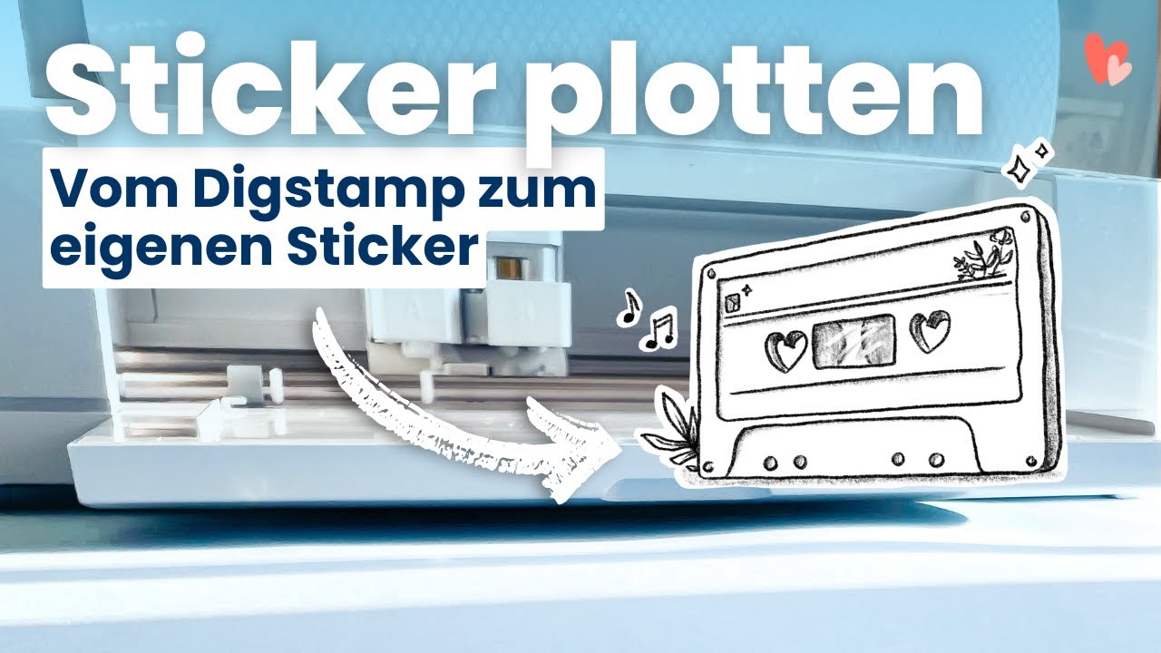 ✨Vom Digistamp zum Stickermit dem Cricut Maker | livestream