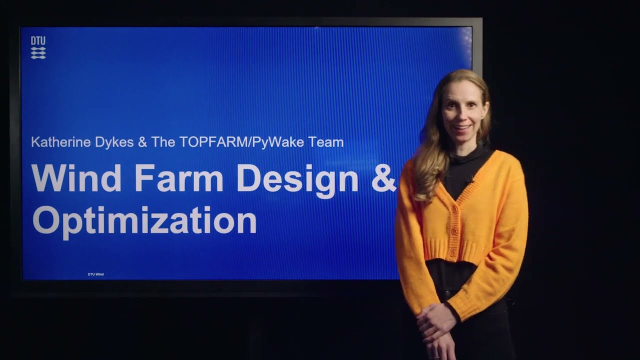 Masterclass by Katherine Dykes - Wind Farm Design and Optimisation (Part I)