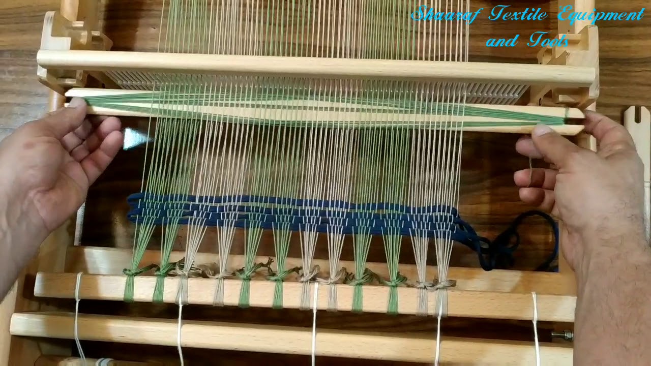 Haneen Rigid Heddle Loom الحلقة الثالثة من سلسة تعليم استخدام نول المشط حنين -النسيج -