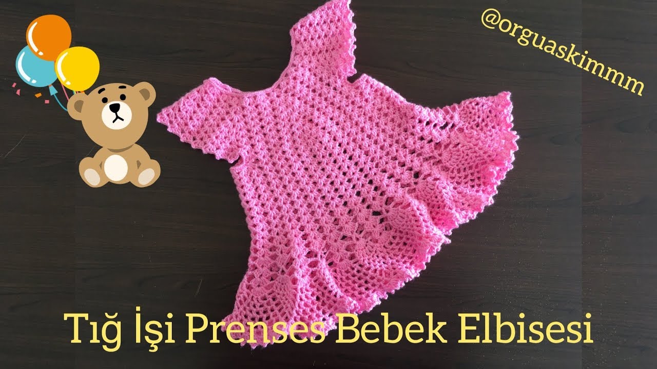 Tığ İşi Prenses Elbisesi Nasıl Örülür?