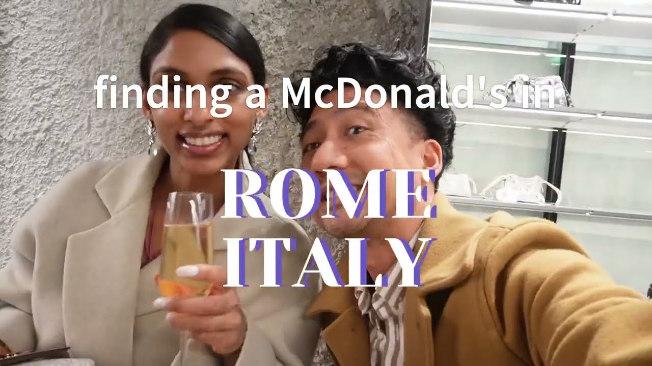 Trying McDonald’s in Rome 🇮🇹 | Tasty Basket, Beer & Espresso | Italy Vlog