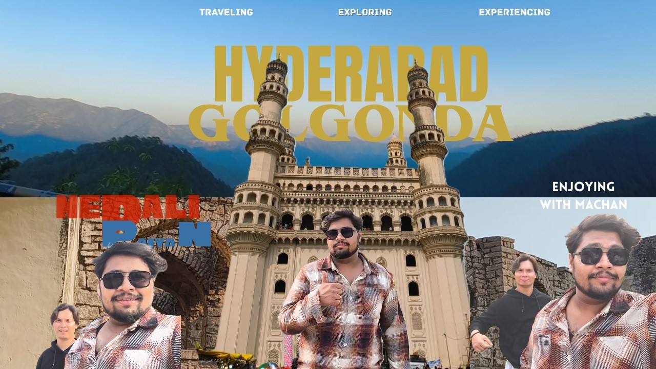 From Entry to Top View 😍 Golconda Fort Adventure with Macha | Hyderabad Travel Vlog | Nepali Paiyan
