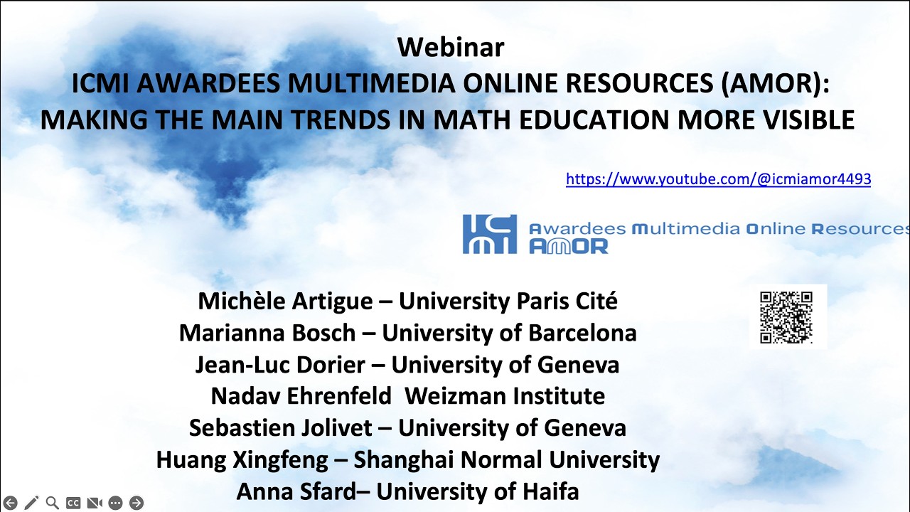ICMI AMOR First Webinar Session