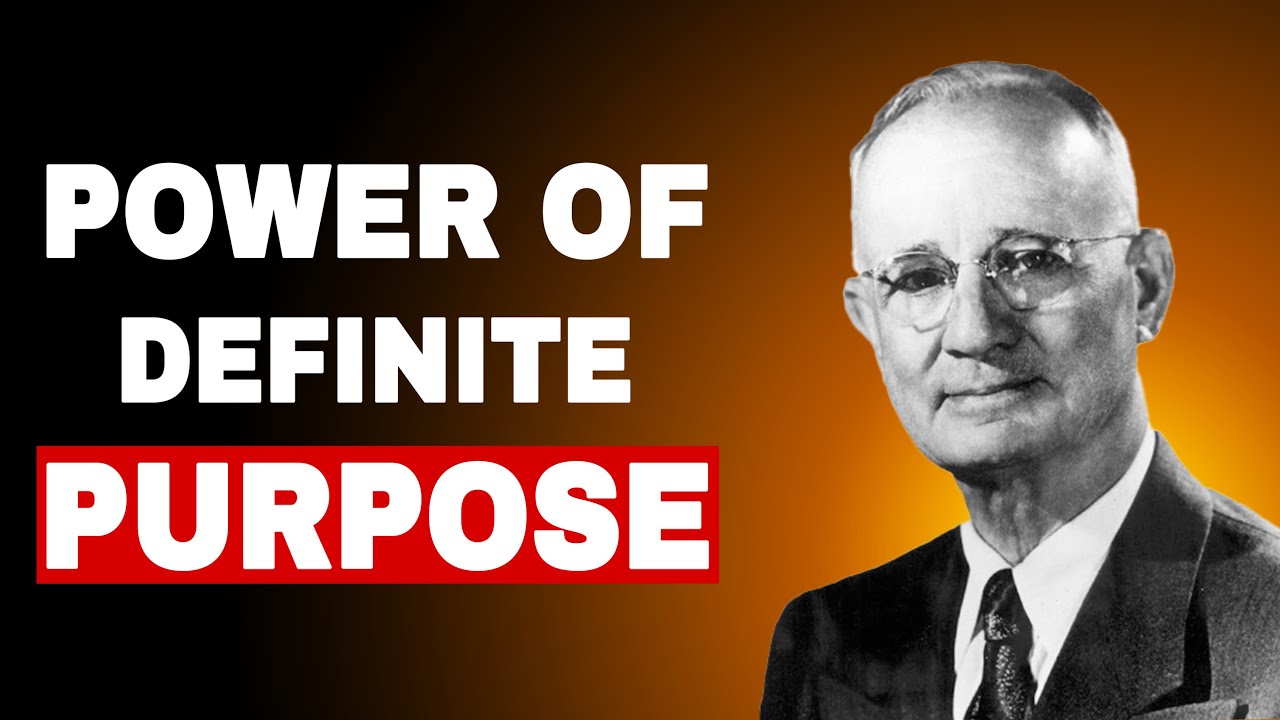 The Power Of Definite Purpose | Napoleon Hill | Powerful Motivational Speeches