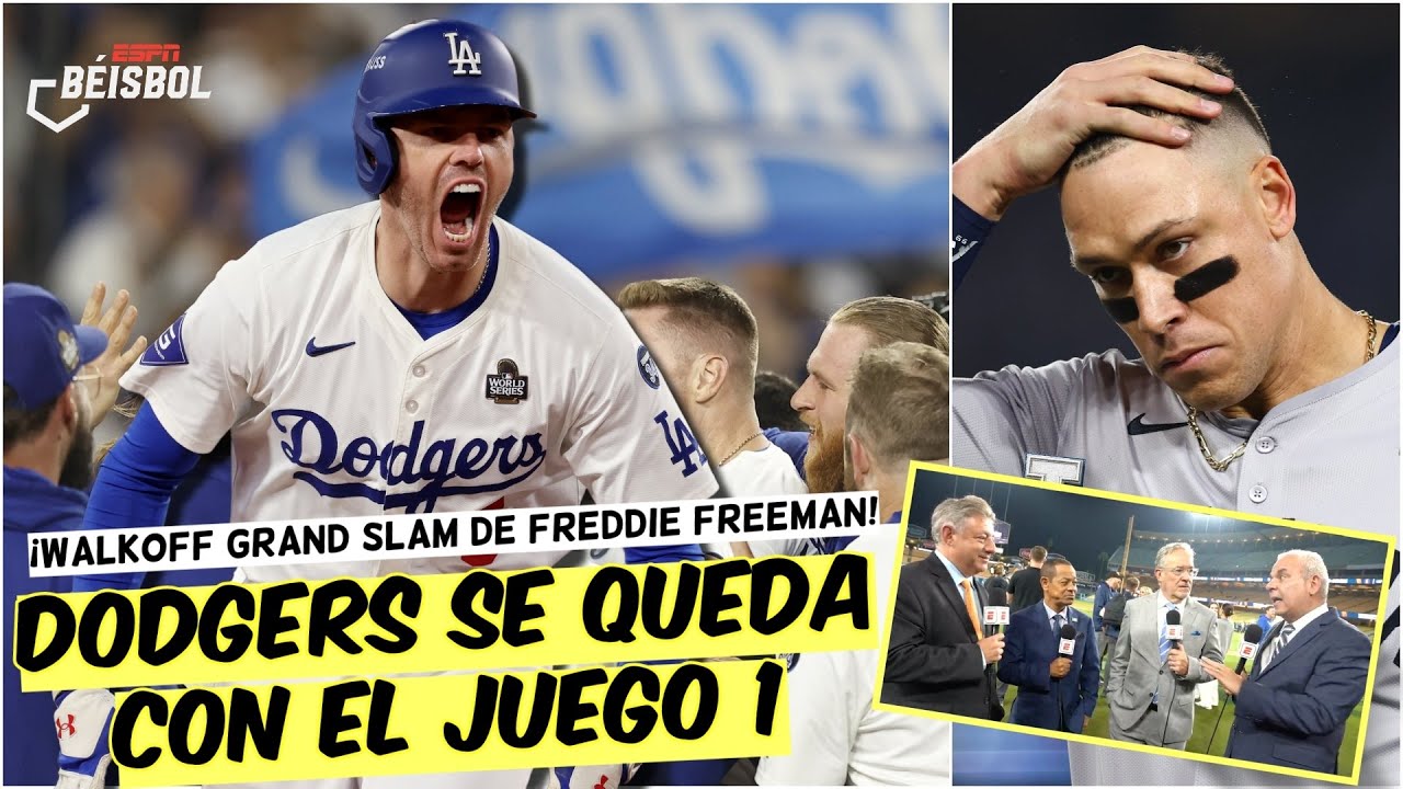 Dodgers deja en el terreno a Yankees con GRAND SLAM DE FREEMAN. Serie Mundial | MLB | ESPN Beisbol