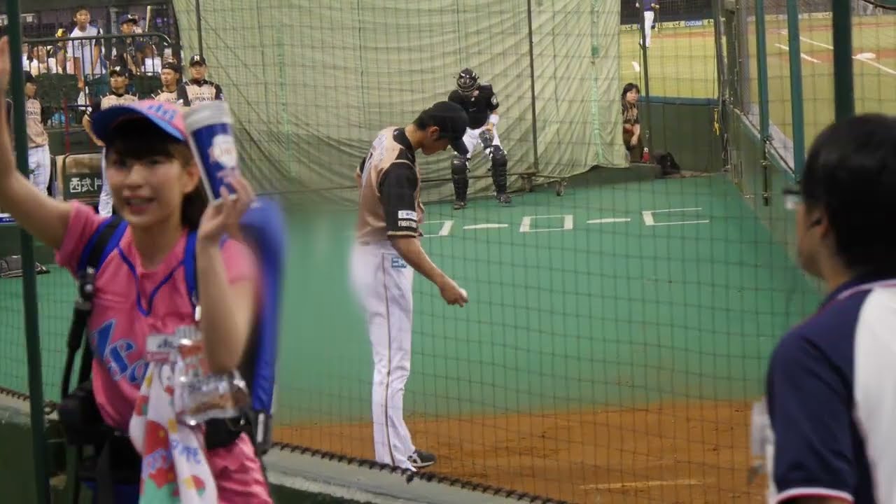 北海道日本ハムファイターズ 大谷翔平投球練習（Los Angeles Angels , Shohei Ohtani  pitching）