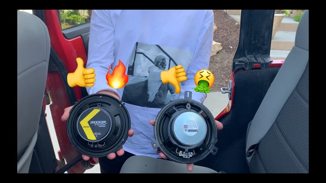 AMAZING KICKER SPEAKER REPLACE!! EASY INSTALL!