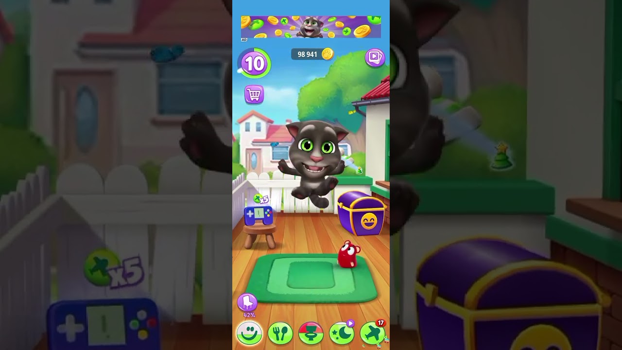 Tom Fun game FunnyMoment #gameplay #tom #funnymoment #talkingtom #cat #funny 