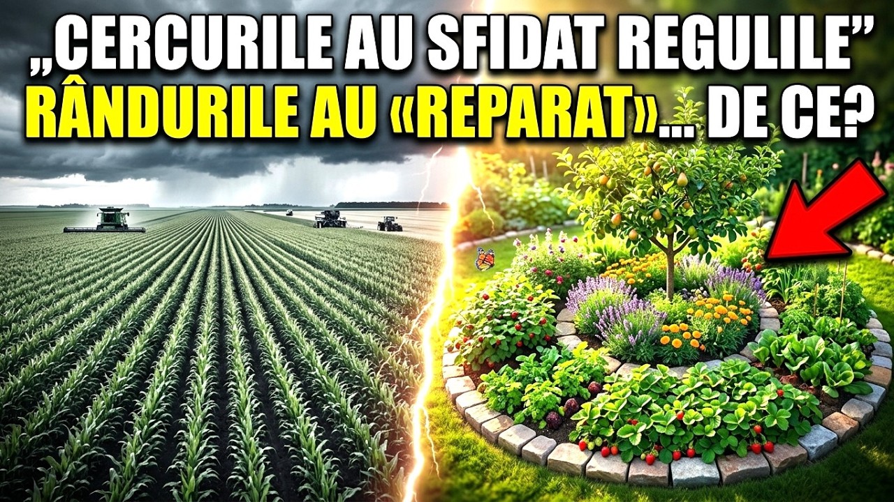 Plantarea copacilor în cercuri a crescut recolta cu 400% — De ce am trecut la rânduri?