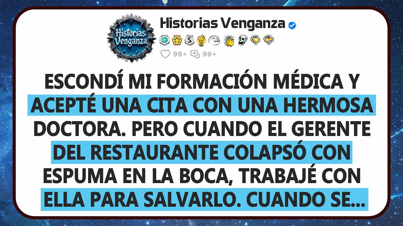 Me uní a una hermosa doctora en una fiesta para ayudar a un hombre que se había desmayado...