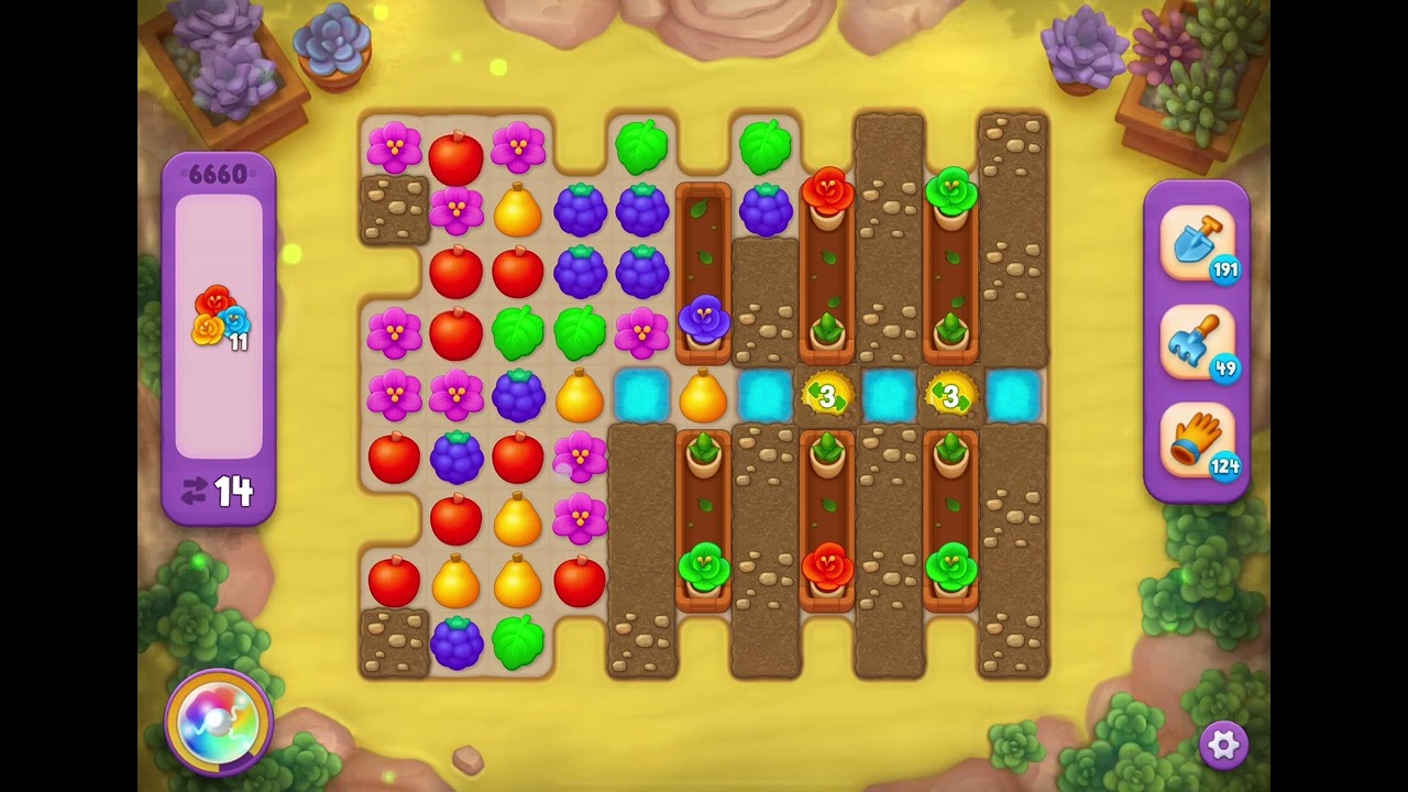 GardenScapes Level 6660 no boosters