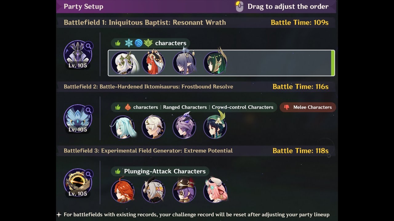 Luna III Stygian Onslaught Fearless Mode | C0R0 5 Star Characters | Genshin Impact