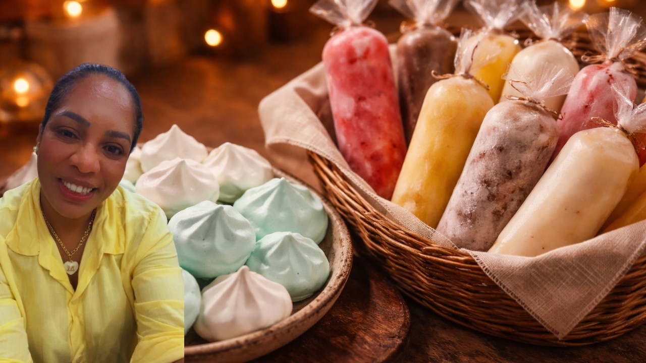 Suspiro Simples e Geladinhos Gourmet AO VIVO 🍥❄️ Receitas Fáceis e Lucrativas! #sabordavida