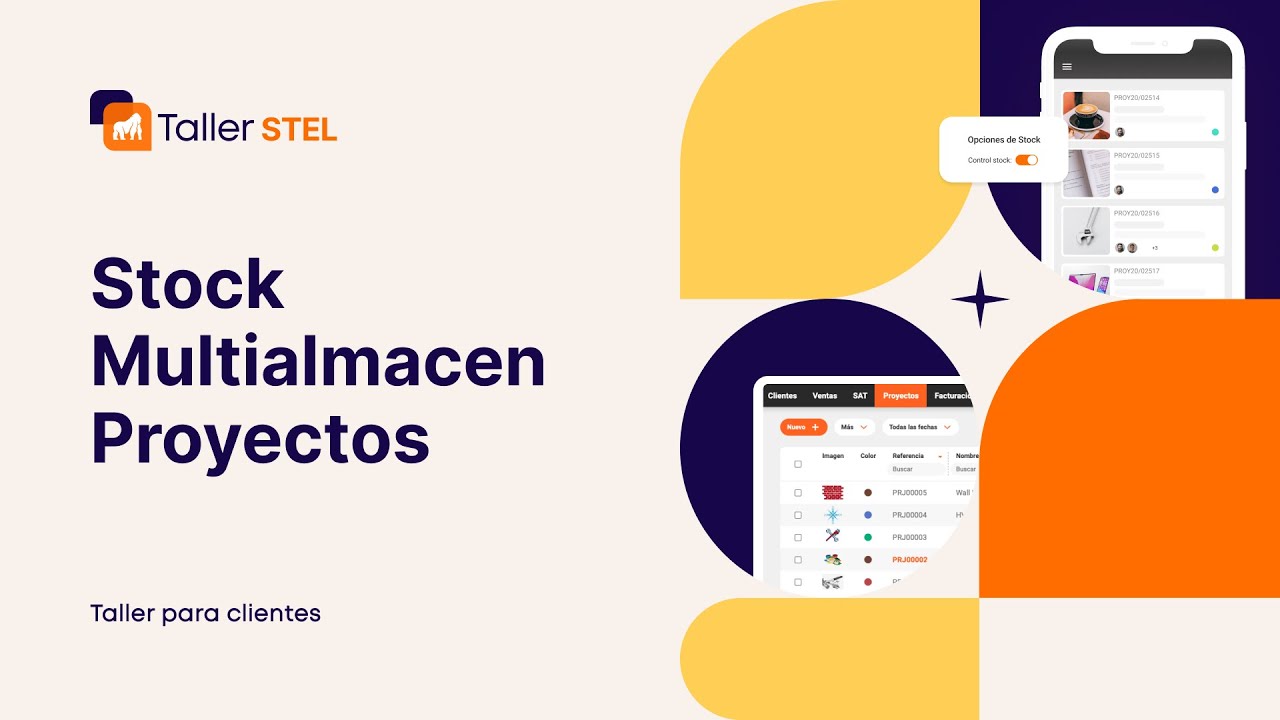 Taller STEL- Stock, Multialmacén y Proyectos