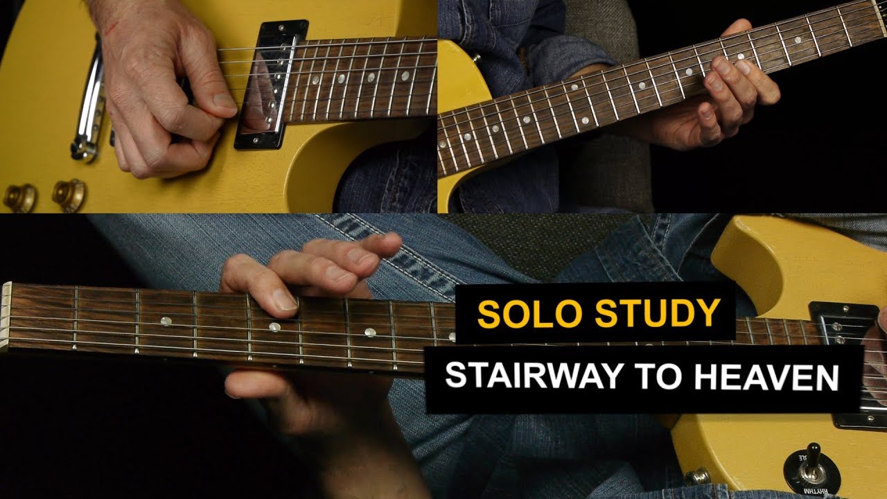 Stairway To Heaven Solo Guitar Lesson - Jimmy Page Led Zeppelin