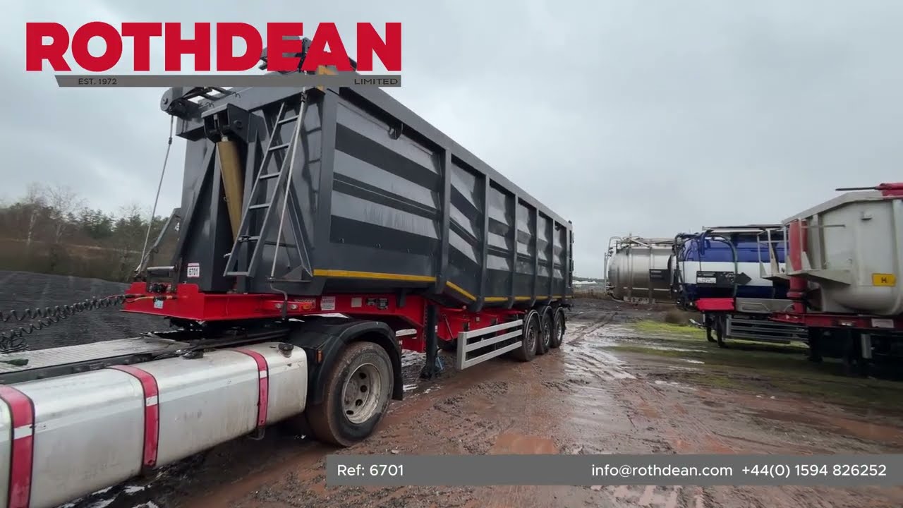Ref 6701 - 2023 Rothdean Steel Tipper Trailer Walkaround