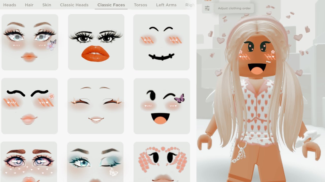 Как сделать ✨МИЛОЕ✨ лицо ROBLOX-😊🤩🥰