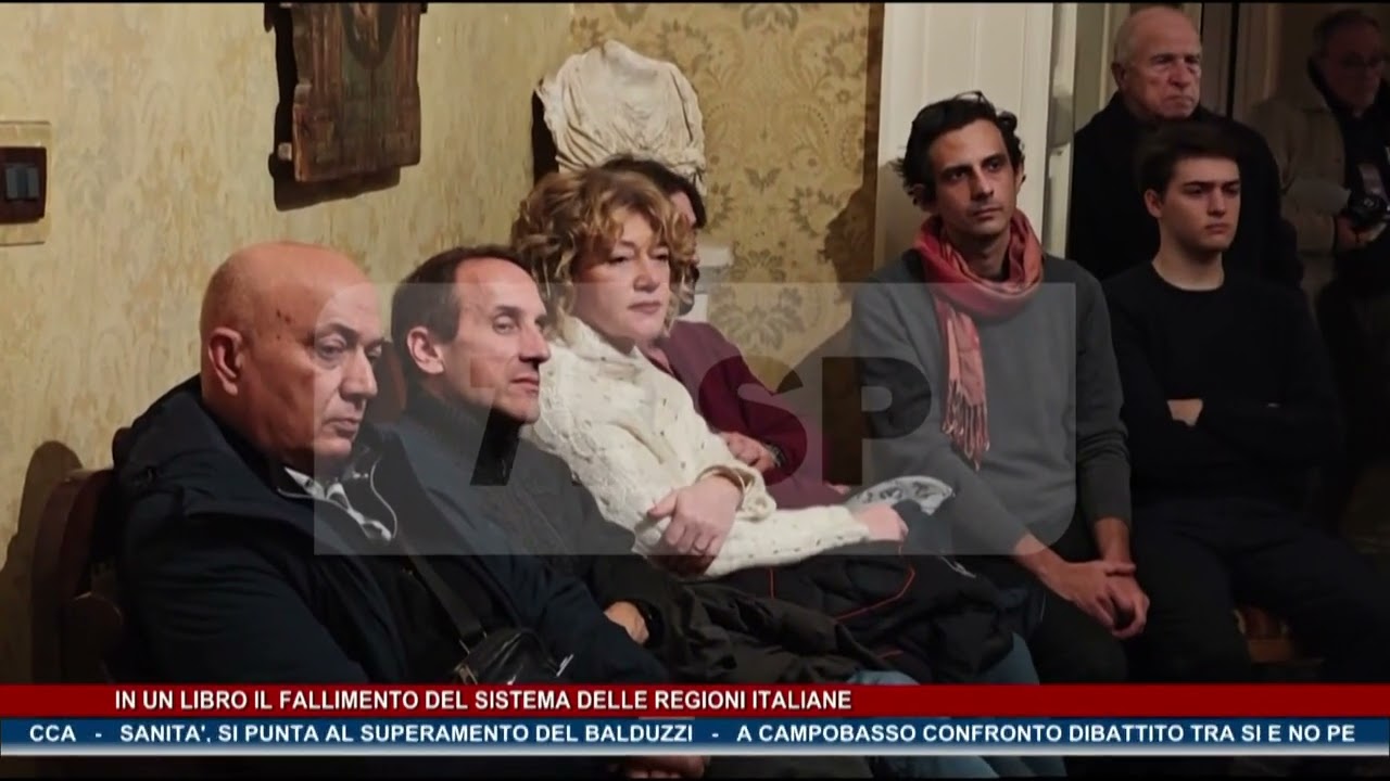 In un libro il fallimento del sistema delle Regioni Italiane TG NEWS MOLISE DEL 07.02.26 - TRSP -