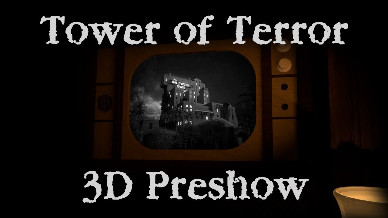 The Twilight Zone Tower of Terror - 3D Library Preshow