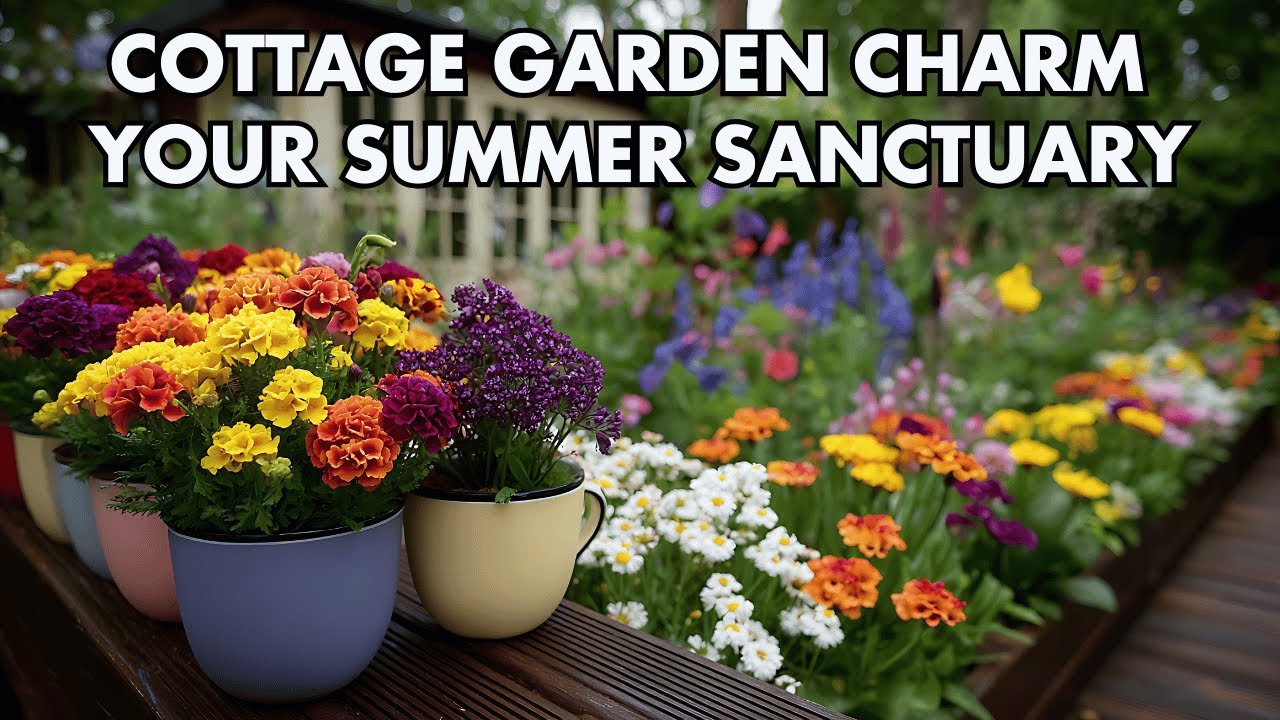 Upcycled Garden Decor: Summer DIY for Budget Home Makeovers & Eco-Friendly Cottage Inspiration