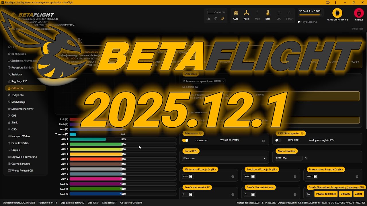 PoDstream Short: Betaflight 2025.12.1 wyjaśniony - Czy warto teraz przejść na nową wersję?