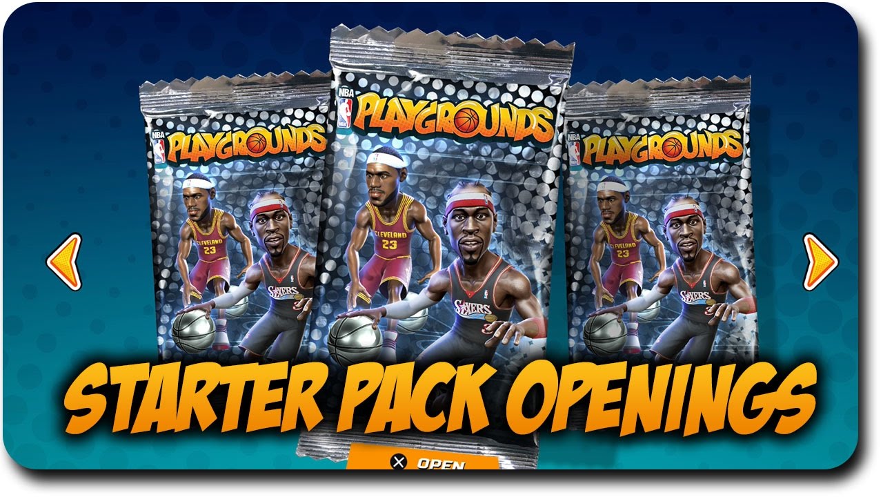 NBA Playgrounds Starter Pack Opening 