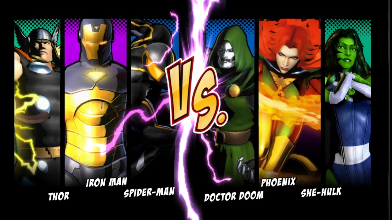 Ironman Black Team Vs Doctor Doom Team [UMvC3]